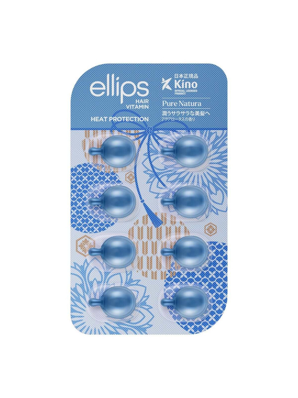 Вітаміни для волосся "Сила лотоса" Ellips 6*1 мл, фото 1