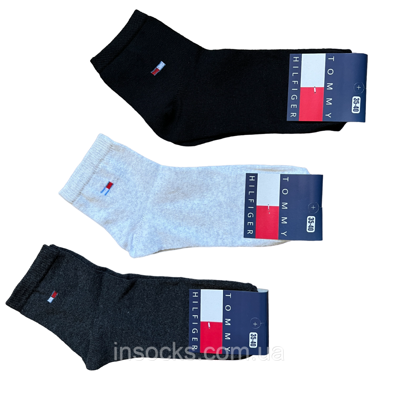 Шкарпетки жіночі "Tommy Hilfiger". 35-40р. Середньої висоти, демісезонні., фото 1