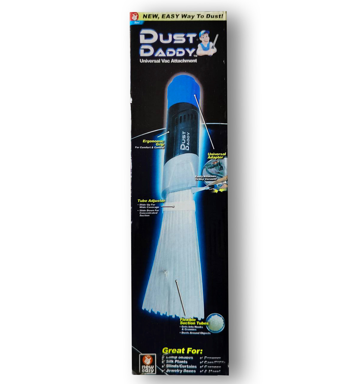Dust Daddy - Щітка для вакуумного чищення, насадка на пилосос ., фото 1
