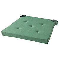 Подушка на стул IKEA JUSTINA зеленый 35/42x40x4.0 см 603.044.28