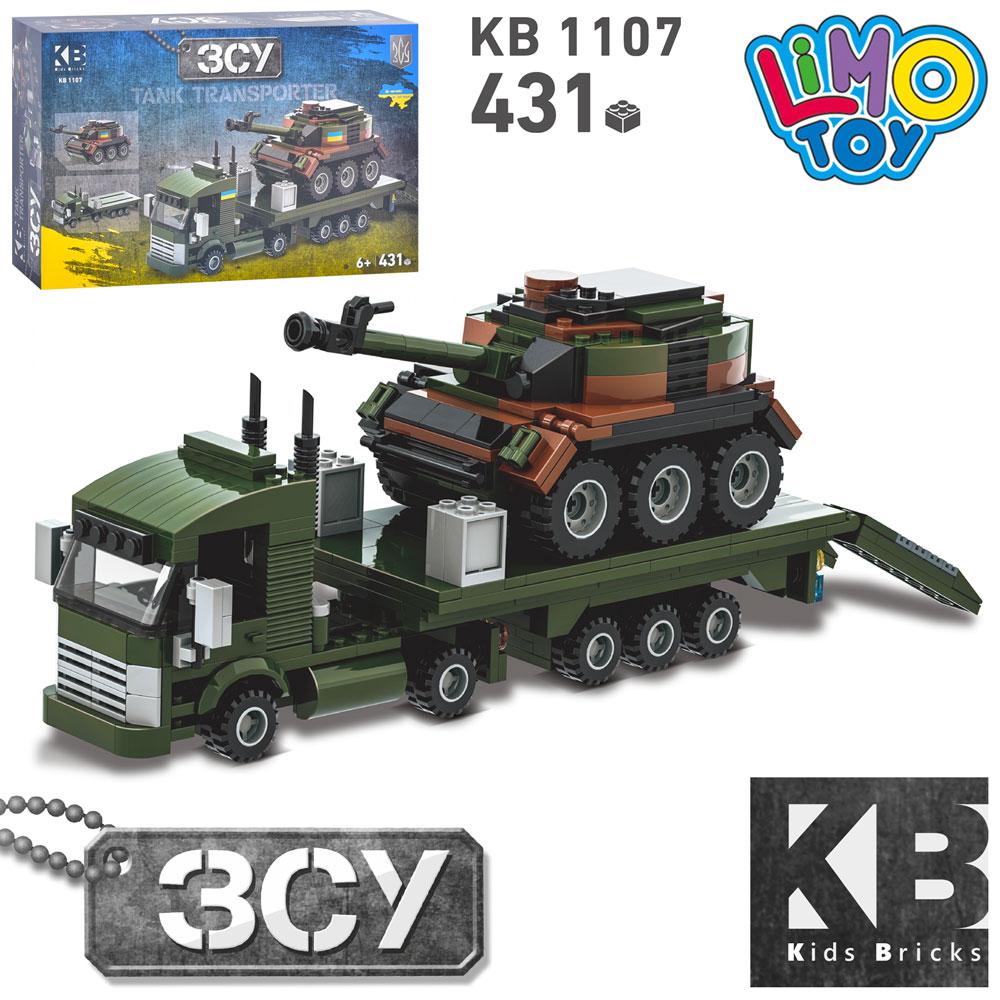 Конструктор військова техніка 431 деталь KB 1107, фото 1