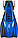 Ласти Aqua Speed ​​WOMBAT 530-11-1 чорний, синій Уні 38-41, фото 4