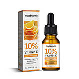 Сироватка для обличчя з вітаміном C, що відбілює 10мл. West&Month Vitamin C. Сироватка для освітлення та омолодження шкіри, фото 3