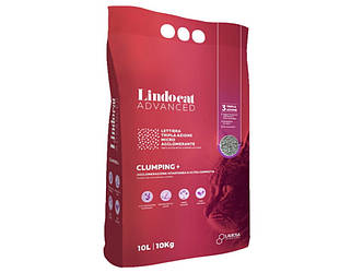 Lindocat (Ліндокет) Advanced Clumping + - Бентонітовий наповнювач для котячого туалету 10 л