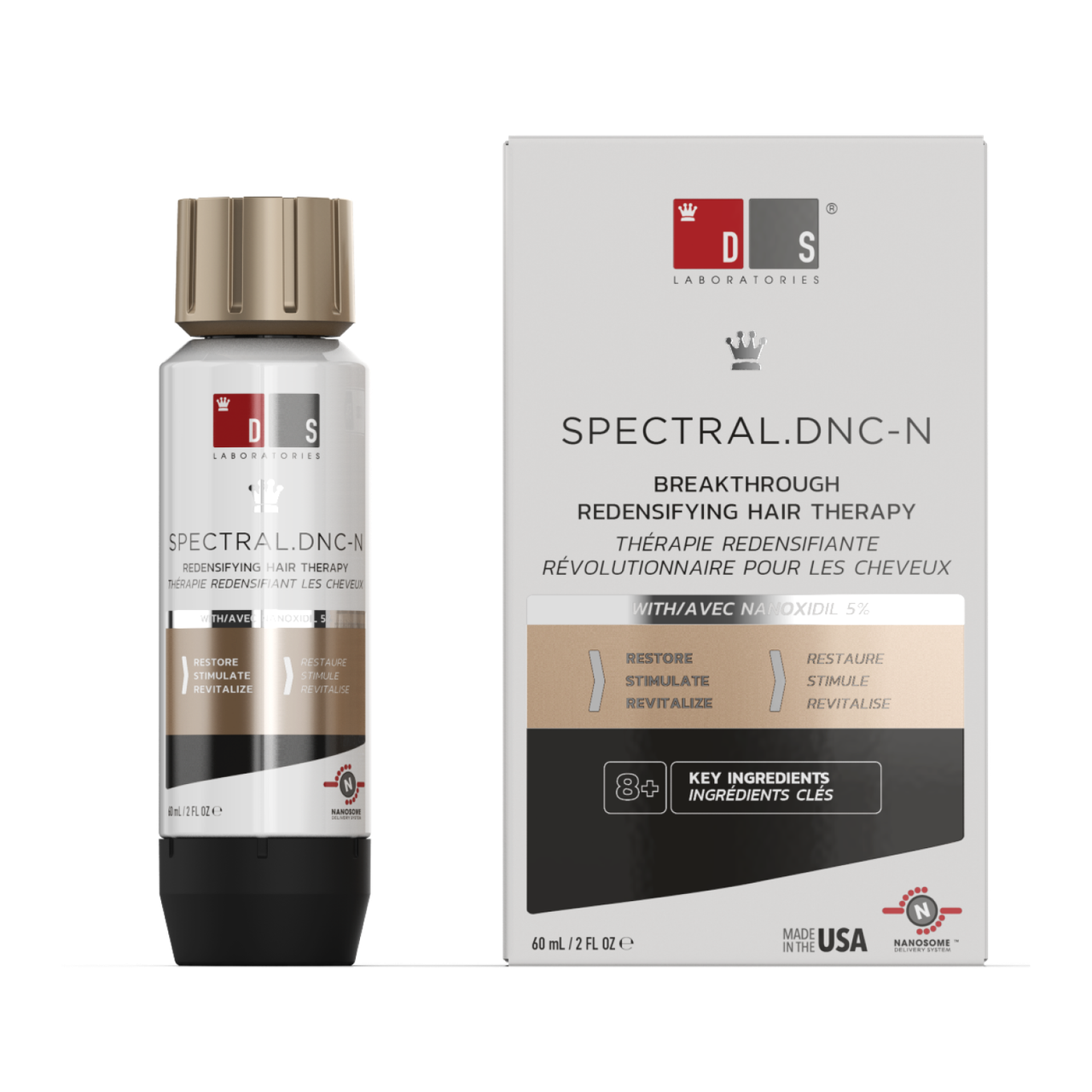 Spectral DNC-N 5%, DS Laboratories. Лосьйон для росту волосся.