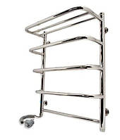 Сушарка для рушників Laris Стандарт з полицею П5 Е з полицею 500 х 660 73207176 під'єднання зліва