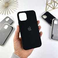 Силіконовий чохол на iPhone 12 Pro Max Full із закритим низом Black (18)