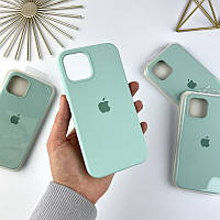 Силіконовий чохол на iPhone 12 Pro Max Full із закритим низом Turquoise (17)