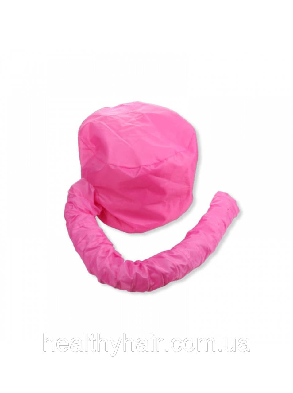Шапка термо-ковпак сушуар для сушіння волосся феном (рожева)