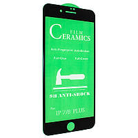 Гибкое стекло Ceramics iPhone 8 - iPhone 7, anti-shock, керамическая пленка, глянец