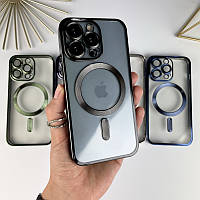 Чехол с MagSafe на Айфон 15 Pro Max. Color Silicone Case with MagSafe for iPhone 15 Pro Max Black