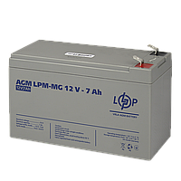 Аккумулятор мультигелевый LogicPower LPM-MG 12V - 7 Ah | АКБ 12В 7 Ач для ИБП, UPS, Инвертора, Сигнализации