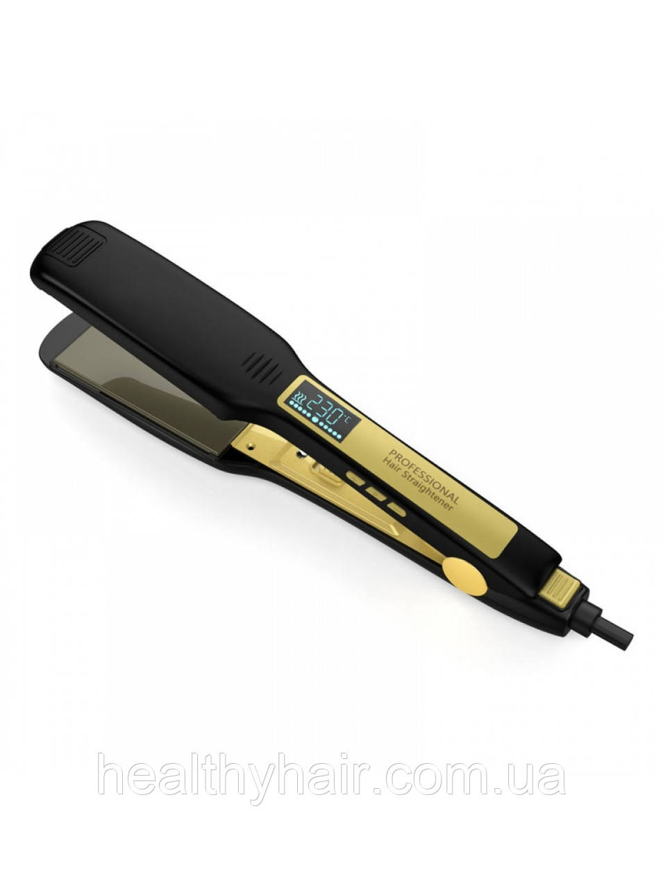 ПРОФЕСІЙНА ТИТАНОВА ПРАСОЧКА ДЛЯ ВИПРЯМЛЕННЯ ВОЛОССЯ PROFESSIONAL HAIR STRAIGHTENER З ЦИФРОВИМ РК-ДИСПЛЕЄМ