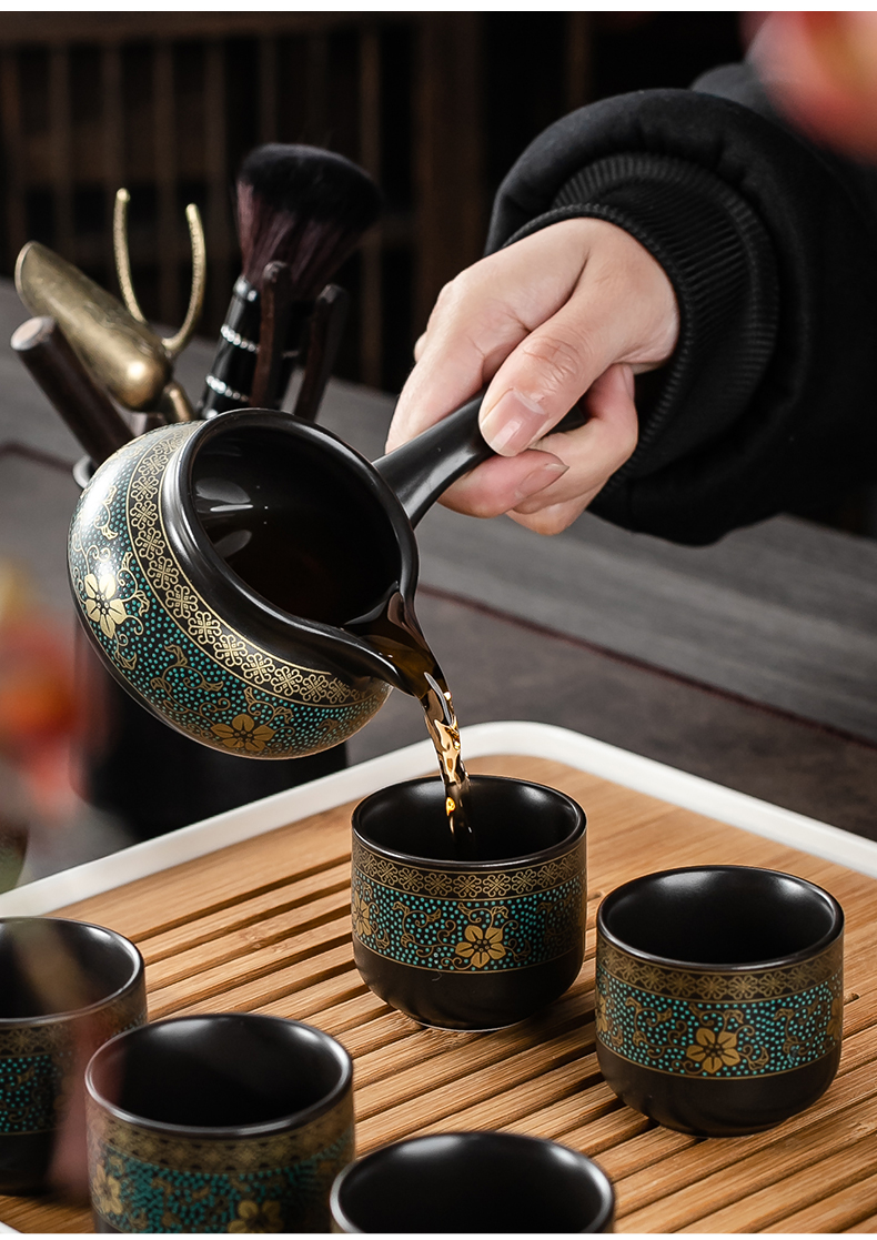 Чайний сервіз для чайної церемонії, гайвань, набір піал із чайником для чаювання Нефритовий Імператор, Китай - фото 7 - id-p1907310050