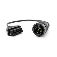 Переходник с OBD2 16pin мама на Mercedes Sprinter, Volkswagen LT, 14pin папа, обд2 на мерседес, фольксваген KM