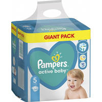 Памперси Pampers Active Baby 5, вага 11-16 кг, 64 шт., підгузники памперс актив бейбі (8001090949974) KM