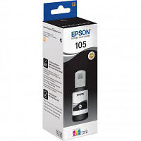 Контейнер с чернилами Epson 105 L: L7160, L7180, черный пигментный, 140мл (C13T00Q140) KM