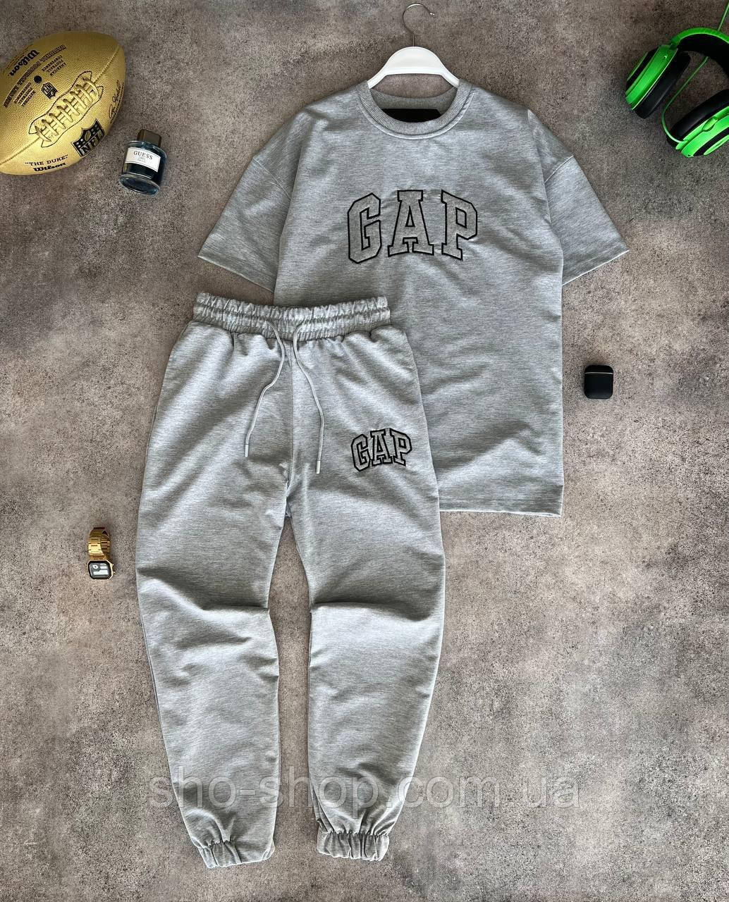 Мужской комплект GAP Футболка Штаны Турция, фото 1