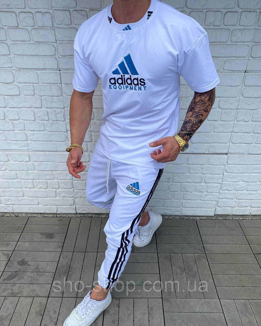 Мужской комплект Adidas Футболка Штаны Турция, фото 1