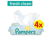 Детские влажные салфетки Baby Fresh Clean 4х52шт ТМ PAMPERS FG