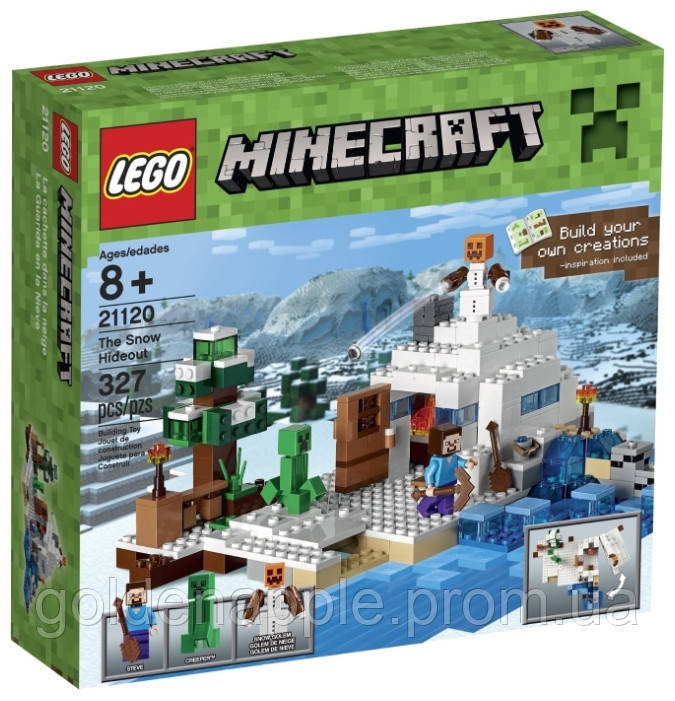 Конструктор LEGO MINECRAFT снігове укриття 21120 , оригінал