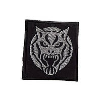 Нашивка на одежду (термо) Волк Ведьмак 63*67 мм Черный