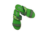 Шлепанцы женские летние текстиль зеленый 004 р.40 ТМ Yaprak shoes FG