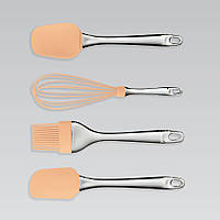 Набір кухонного приладдя Maestro MR-1590, 4 предмети, силікон, помаранчевий