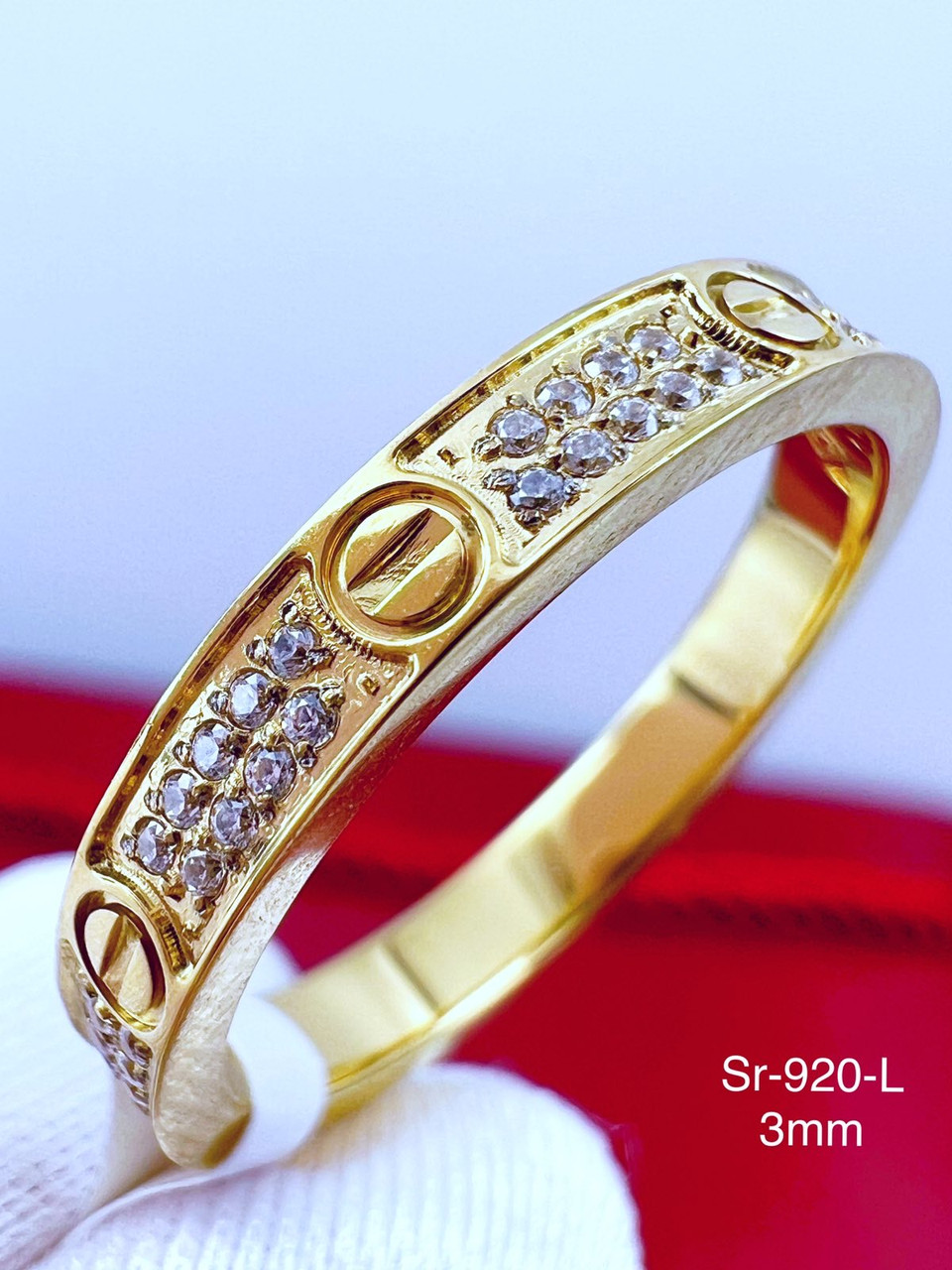 Кільце Stainlees Steel (преміум) Sr-920 (6,8,9) (14-K)