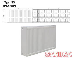 Сталевий радіатор Sanica т33 500х900 (2479Вт) - панельний