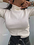 Гольф жіночий рубчик розмір 42-46 (4 кв) "LUCY" недорого від прямого постачальника