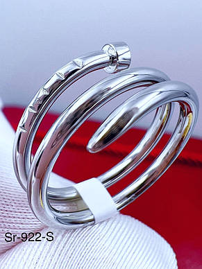 Каблучка Stainlees Steel (преміум) Sr-922(6,7,8,9), фото 4