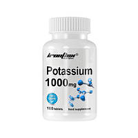 Калій IronFlex Potassium 1000 mg 100 tabs