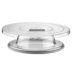 Підставка для торта обертається 33.5х7.4см з пластику Bora Plastik