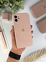 Чехол на Айфон 11 с квадратными бортами. Case for iPhone 11 Pink Sand / Розовый (19)