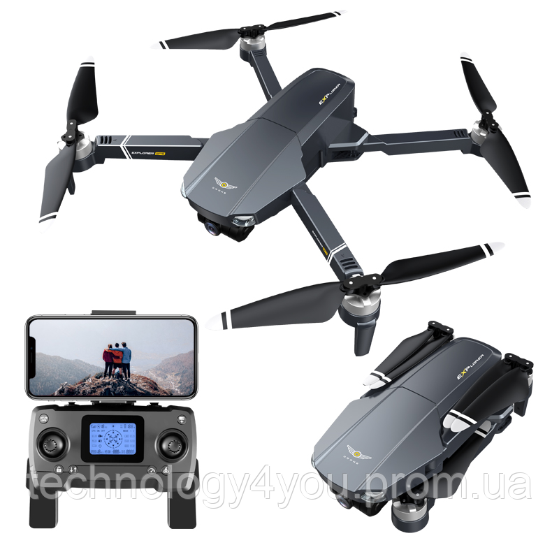 Профессиональный Квадрокоптер с камерой JJRC X20 - Дрон с GPS, FPV, 1000 м. 30м. с 3-х осевой стабилизацией. - фото 1 - id-p1907397294