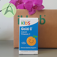 California Gold Nutrition, Витамин C для детей со вкусом терпкого апельсина, 118 мл