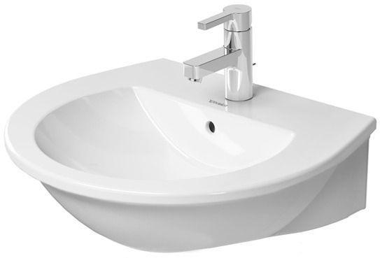 Умивальник Duravit Darling New 2621550000 з отвором під кран, з переливом, білий