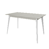 Прямокутний обідній стіл на білих дерев'яних ніжках у кольорі венге БОН ф-ка Неман 1180*680*750 мм