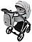 Коляска 2 в 1 Adamex Blanc Special Edidion PS-586 сірий, фото 2