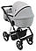 Коляска 2 в 1 Adamex Blanc Special Edidion PS-586 сірий, фото 4