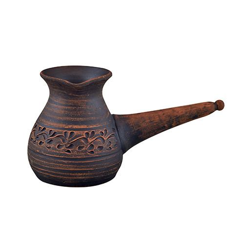 Турка глиняна 0,5л (декор) KR5033-2