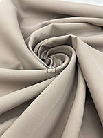 Ткань для штор Блекаут flat матовая однотонная, цвет серо-бежевый №14, шторная ткань на отрез