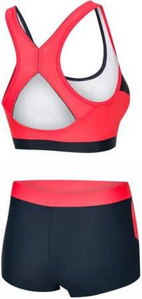 Купальник роздільний для жінок Aqua Speed FIONA 5679 червоний, чорний Жін 38 (M), фото 3