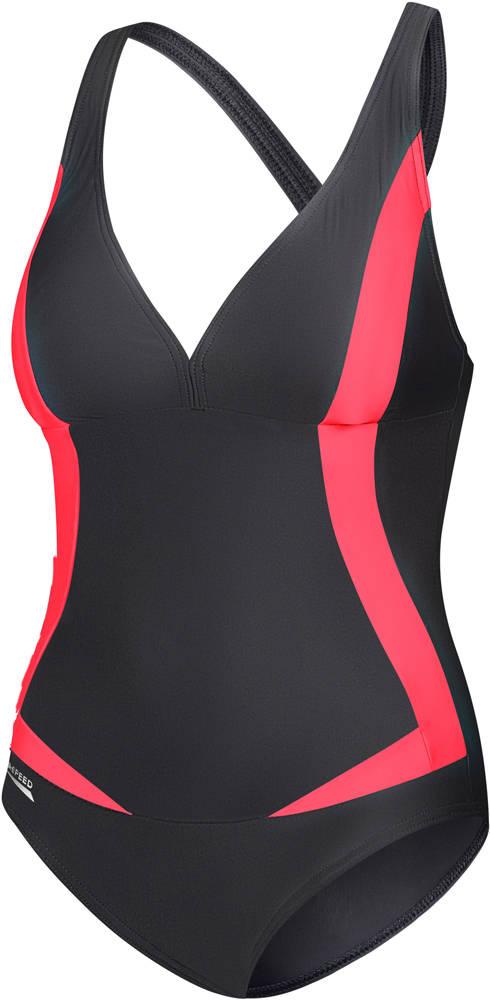Купальник закритий для жінок Aqua Speed ​​GRETA 5549 темно-сірий, рожевий Жін 46 (3XL)
