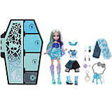Monster High Lagoona Blue HNF77 Лялька Монстр Хай Лагуна Блю Шафа з секретами, фото 4