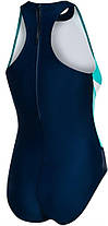 Купальник закритий для жінок Aqua Speed NINA 6411 темно-синій, бірюзовий, білий Жін 42 (XL), фото 3