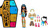 Monster High Cleo De Nile HKY63 Лялька Монстр хай Клео де Ніл Шафа з секретами, фото 4