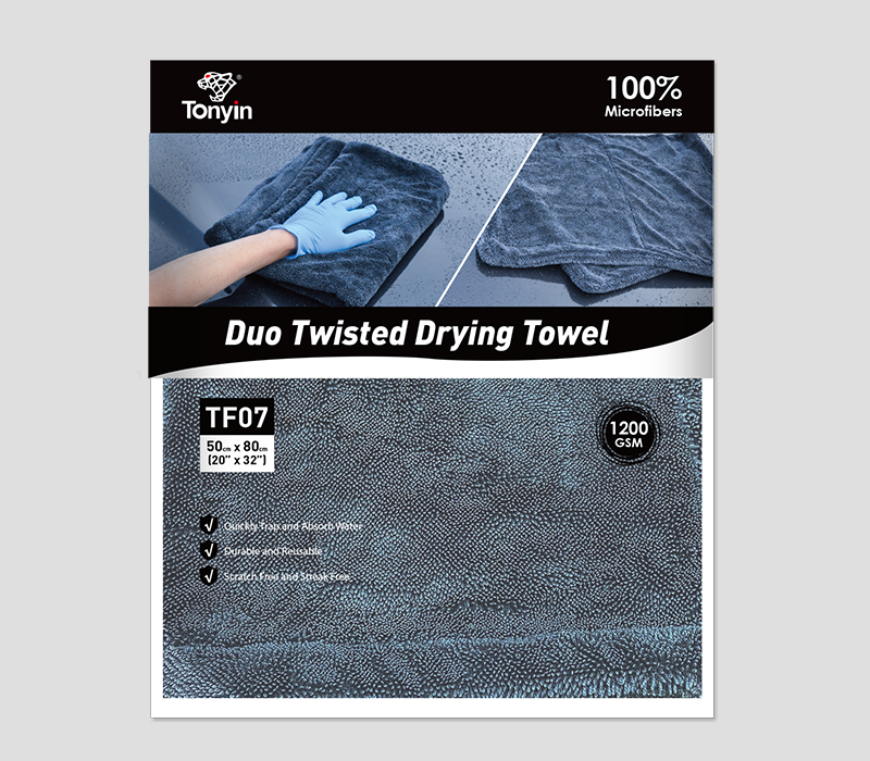 Рушник для сушіння кузова авто 50х80 (1200 г/м2) Tonyin TF07