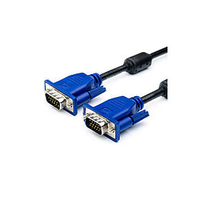 Кабель мультимедійний VGA 1.5m, VGA to VGA, 1.5 м